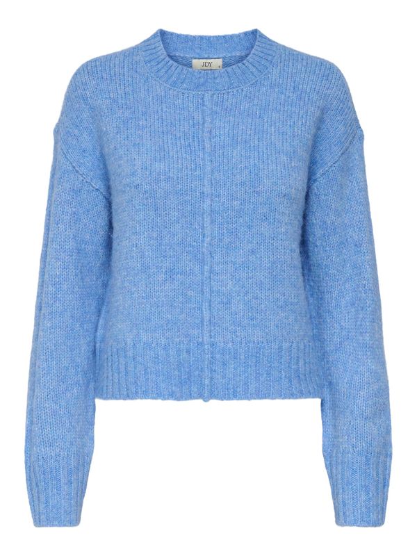 JDY Pull tricot manches longues bleu 15355662