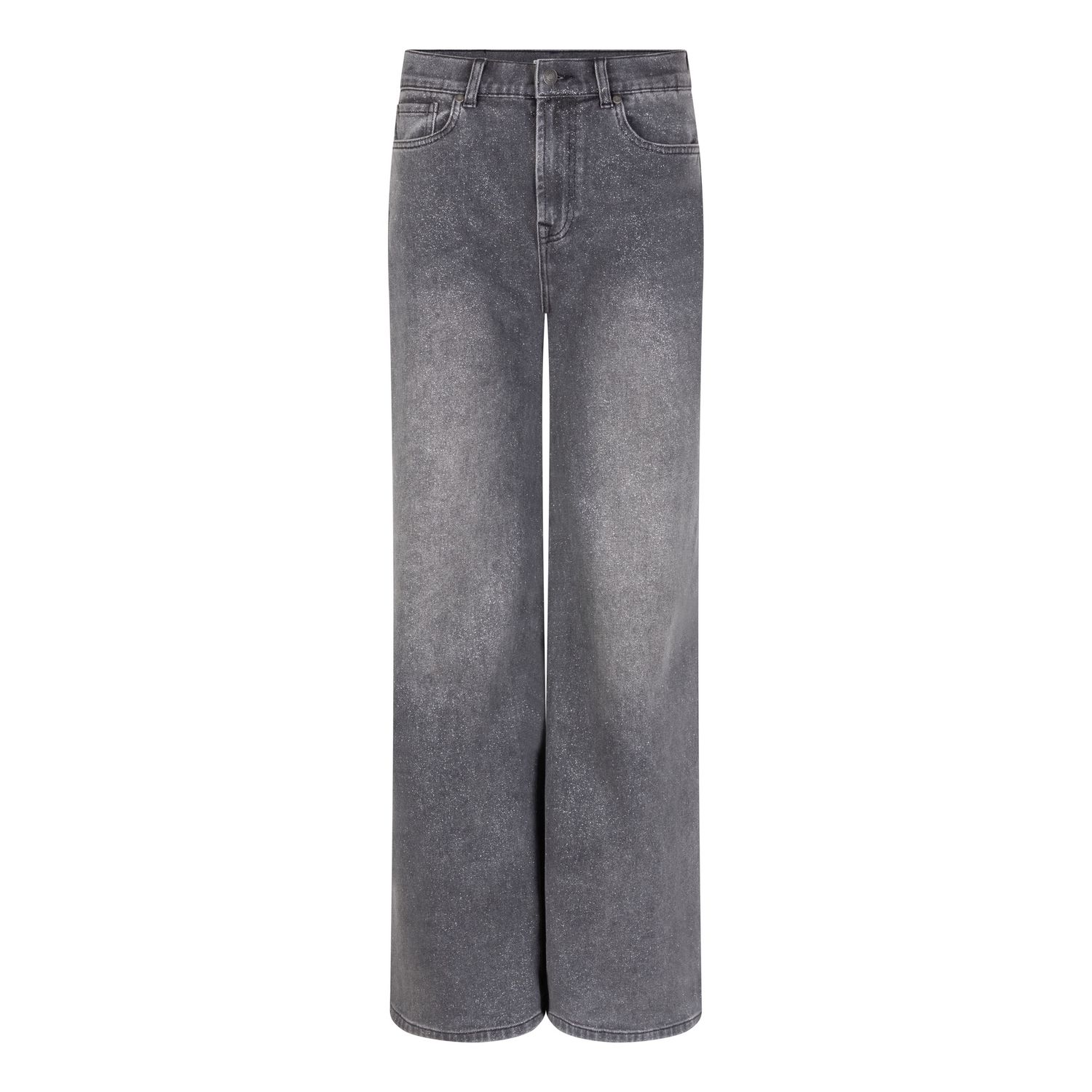 Esqualo Jeans gris brillants jambes droites W2512709
