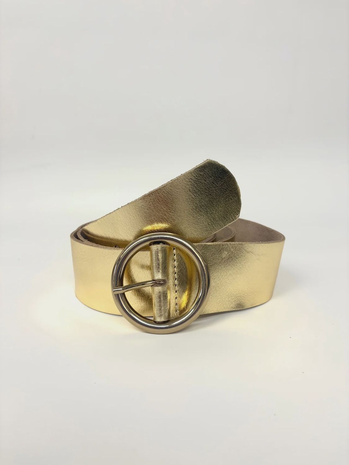 Eco7 Ceinture en cuir Liz Gold