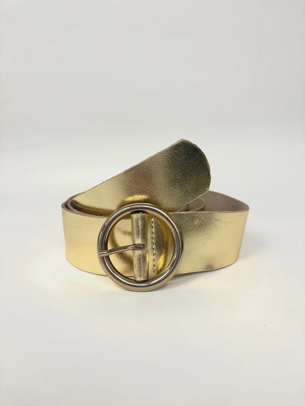 Eco7 Ceinture en cuir Liz Gold