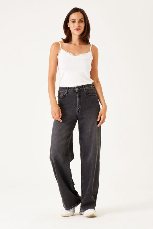 Garcia Camisole offwhite avec dentelle et bretelles ajustables  Z0001