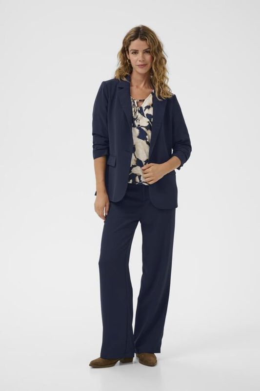 Cream Veston Cocamia manches 3/4 marine 10613975