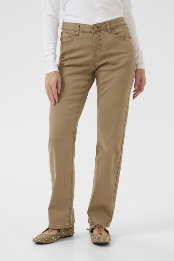 Cream Pantalon CocoFit jambes droites Cocoa Creme longueur 32 10614735