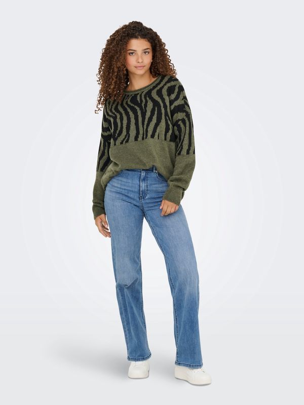 Only Jeans Juicy Wide leg Taille haute bleu moyen longueur 32 15330815