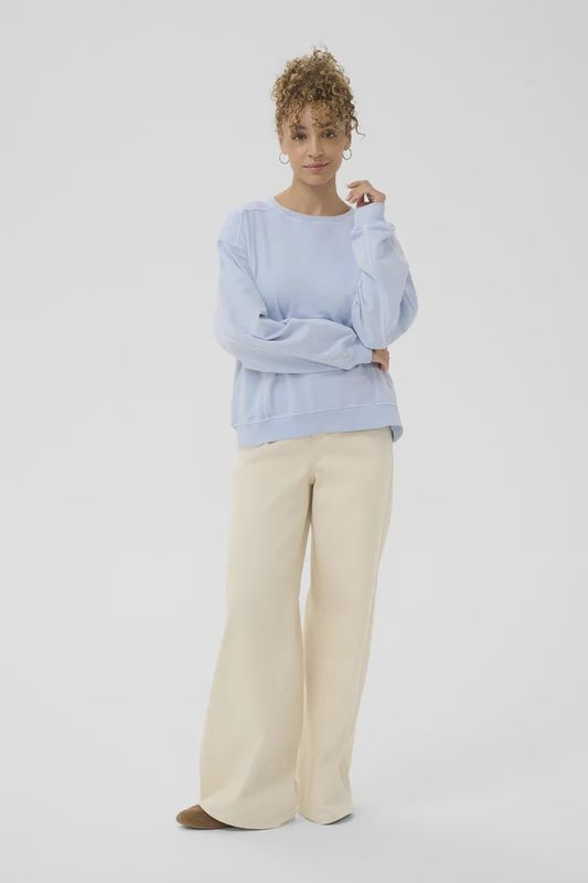 CREAM Chandail manches longues bleu glacier 10614695