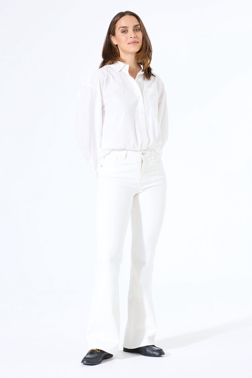 Garcia Jeans Celia Flair white longueur 32  245-32