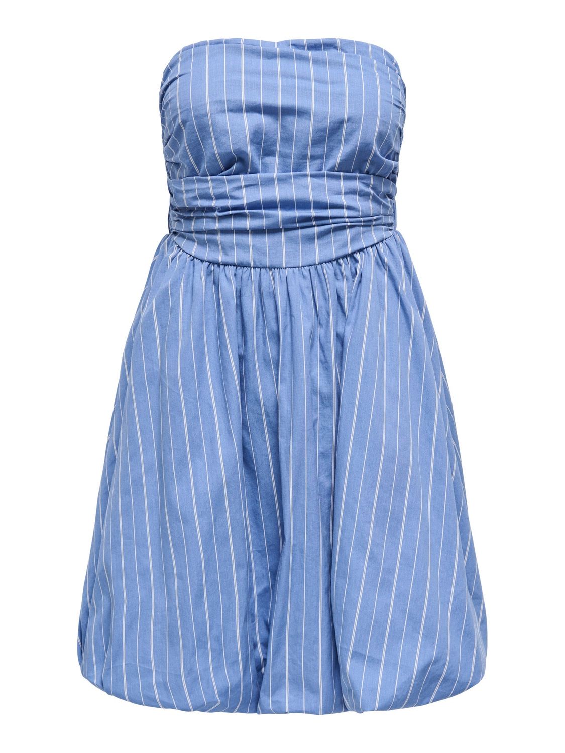 Only Robe bleue tube bas ballon 15347517