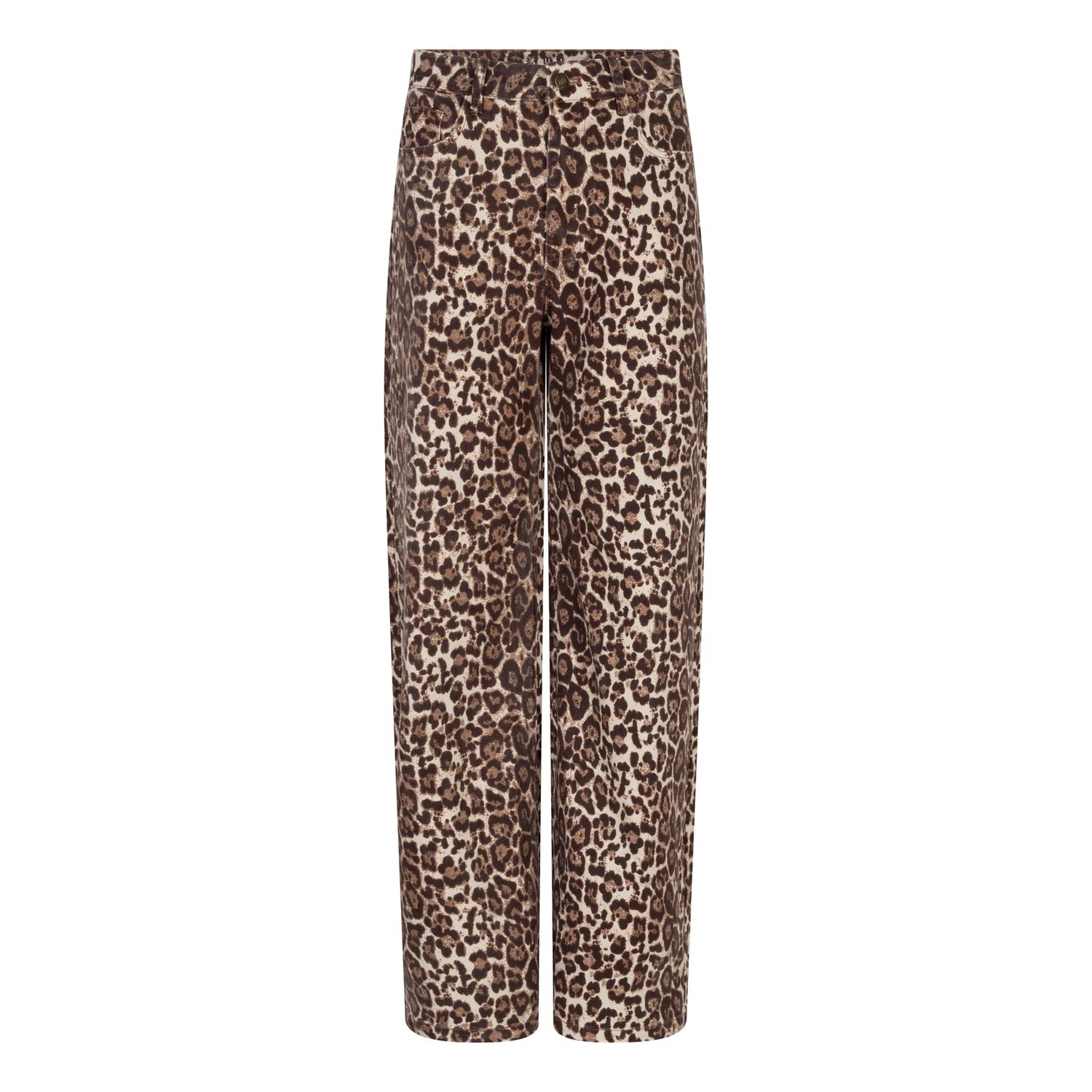 Esqualo Jeans trousers leopard jambes larges 2612001