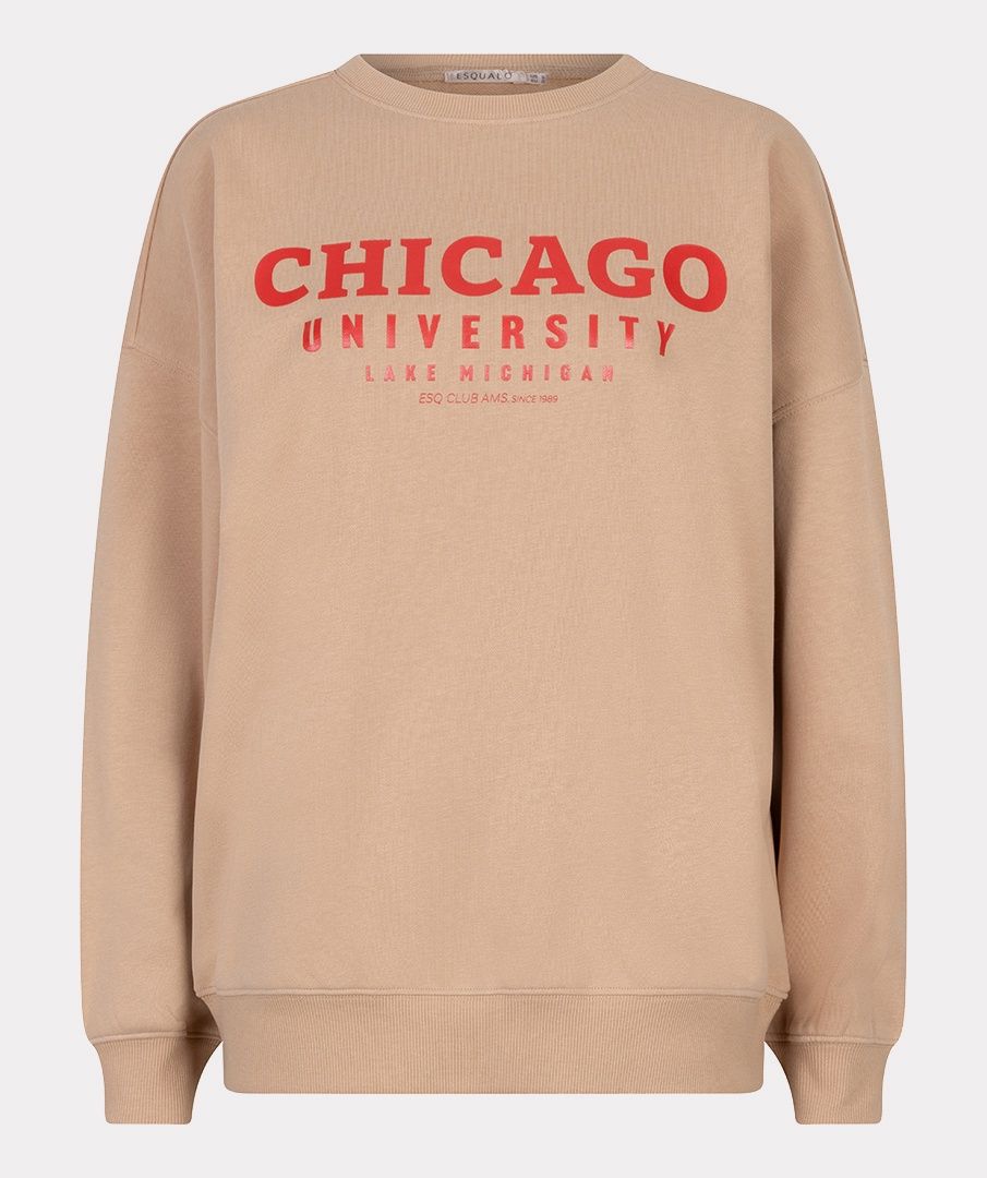 Esqualo Chandail crewneck manches longues Chicago sable 2605018