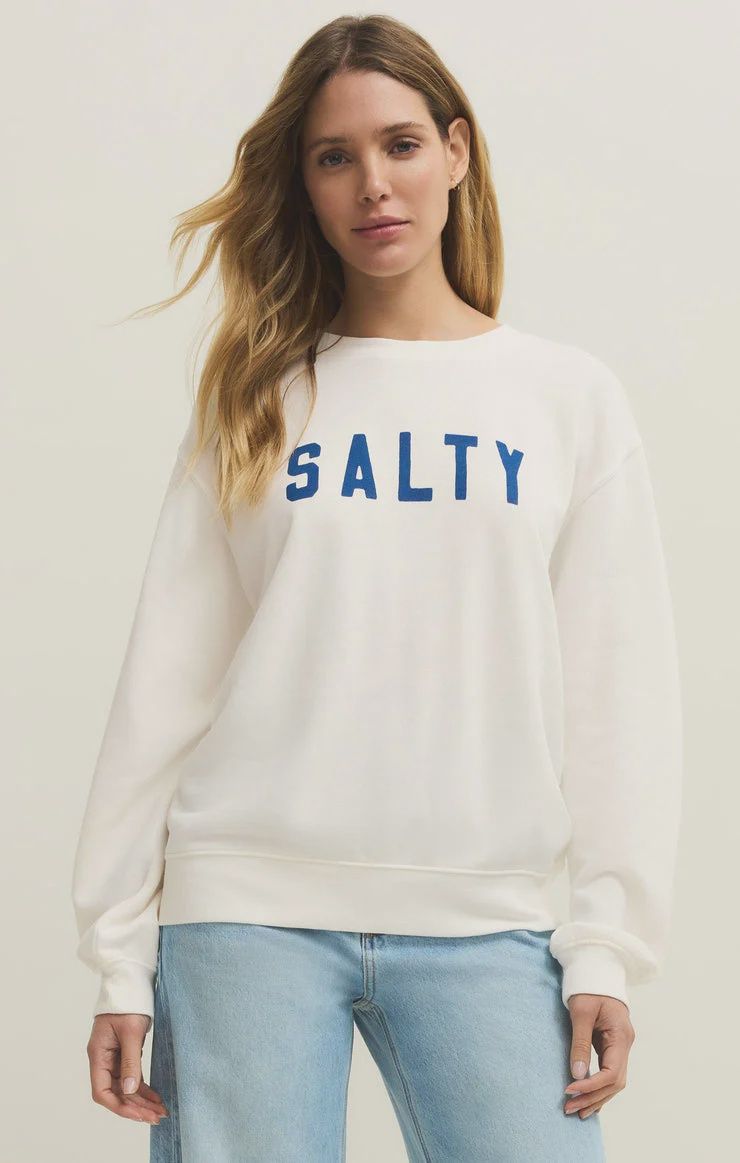 ZSupply Chandail crewneck coupe boyfriend Salty GT261488