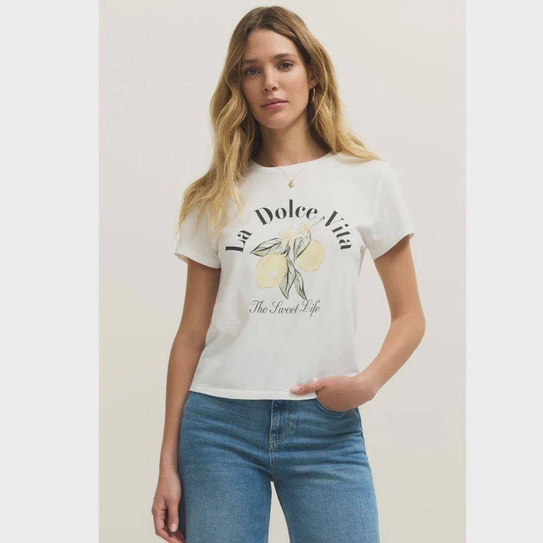 ZSupply T-Shirt coupe régulière Dolce Tourist Sea Salt GT261455