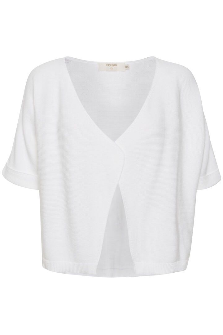 Cream Cardigan snow white manches aux coudes style bolero 10607836