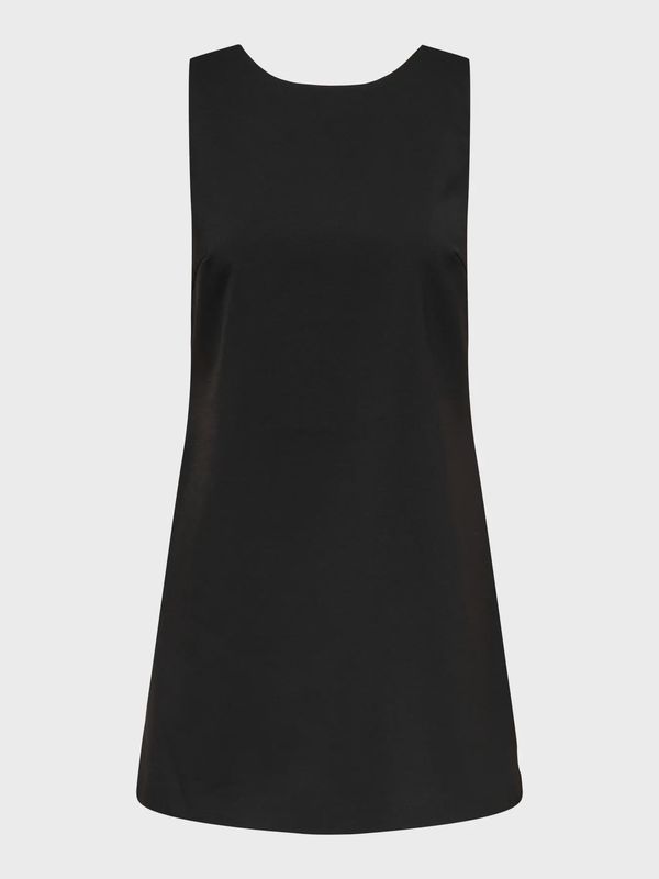 Only Robe noire au dessus du genou avec boucle au dos 15345941