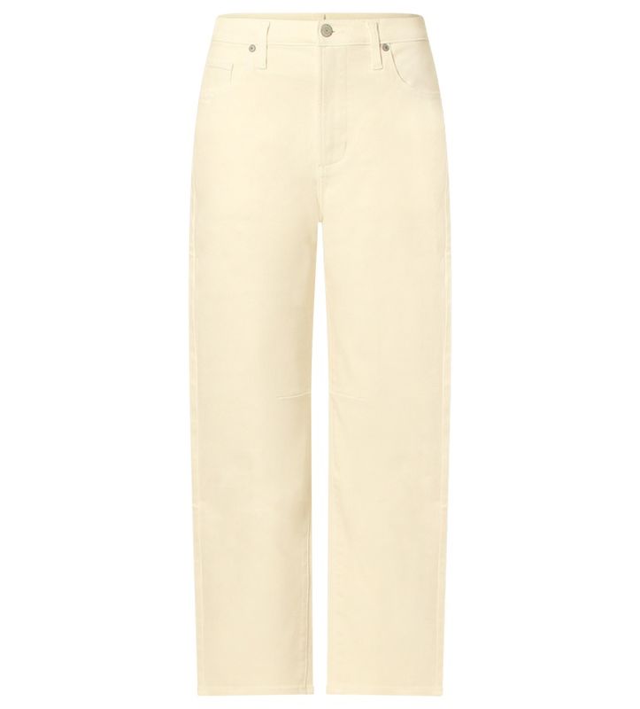 Silver Jeans denim écru slim barrel taille haute longueur 27 L64265ADC662