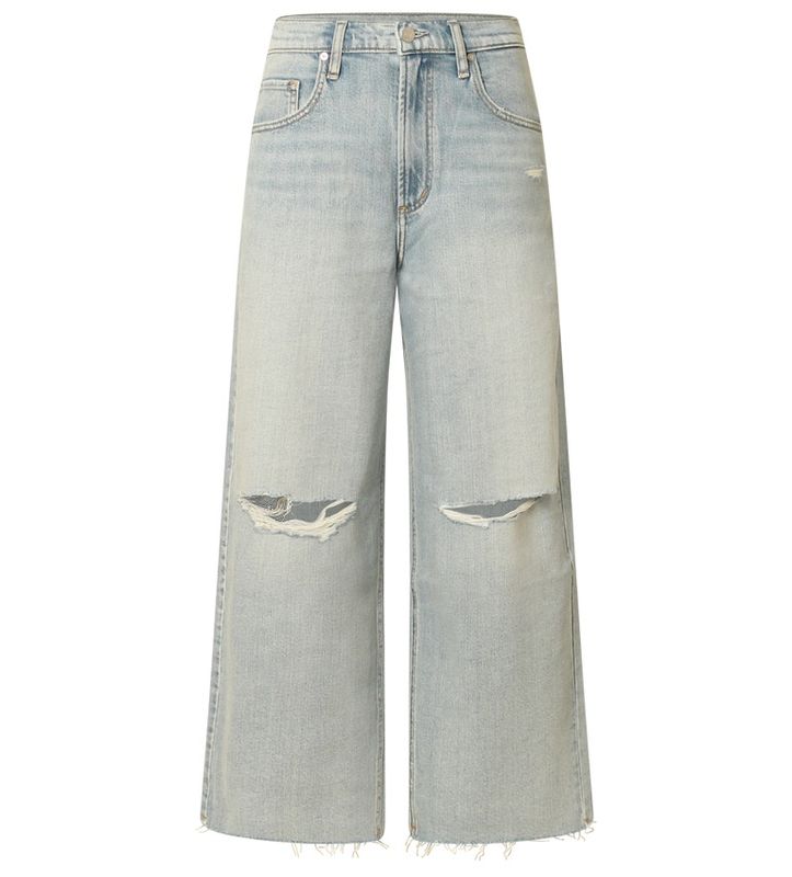Silver Jeans Be Easy jambes larges 7/8 taille haute L44604HDR108