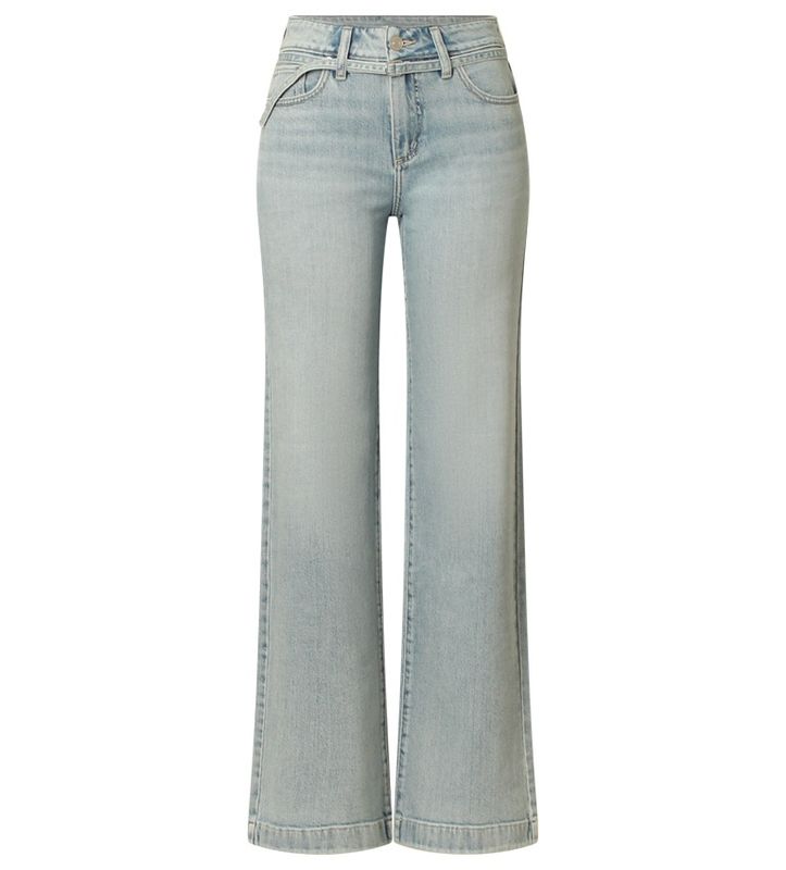 Silver Jeans Avery Trouser taille haute avec petite ceinture de jeans L94538ADM198