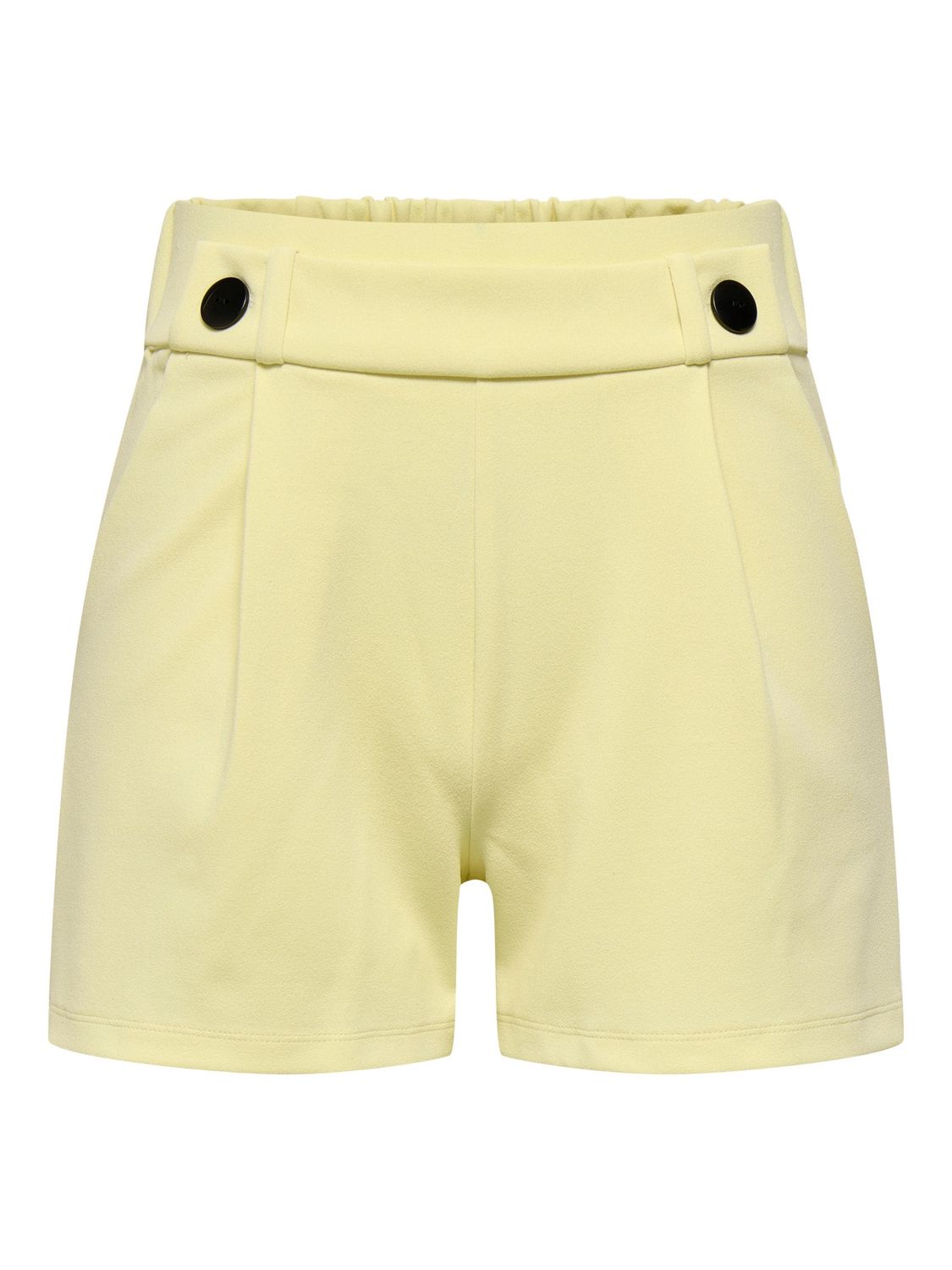 JDY Short taille régulière avec boutons avant et poches très souple, confortable et extensible Jaune double Cream 15203098