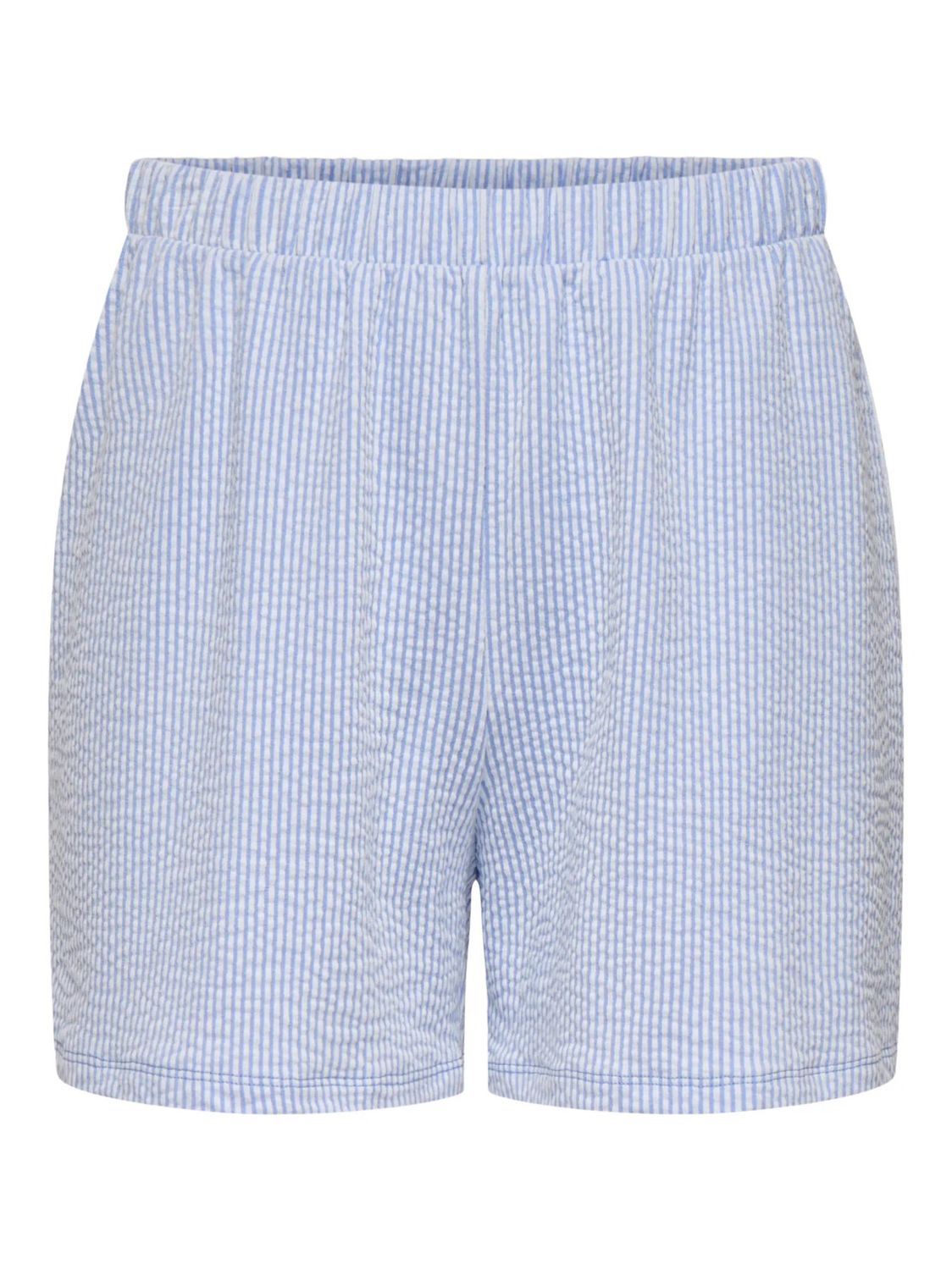 Only Short taille élastique bleu 15375274