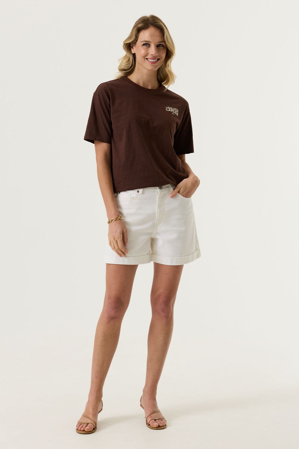 Garcia Short Isabella blanc mom fit 288-5016