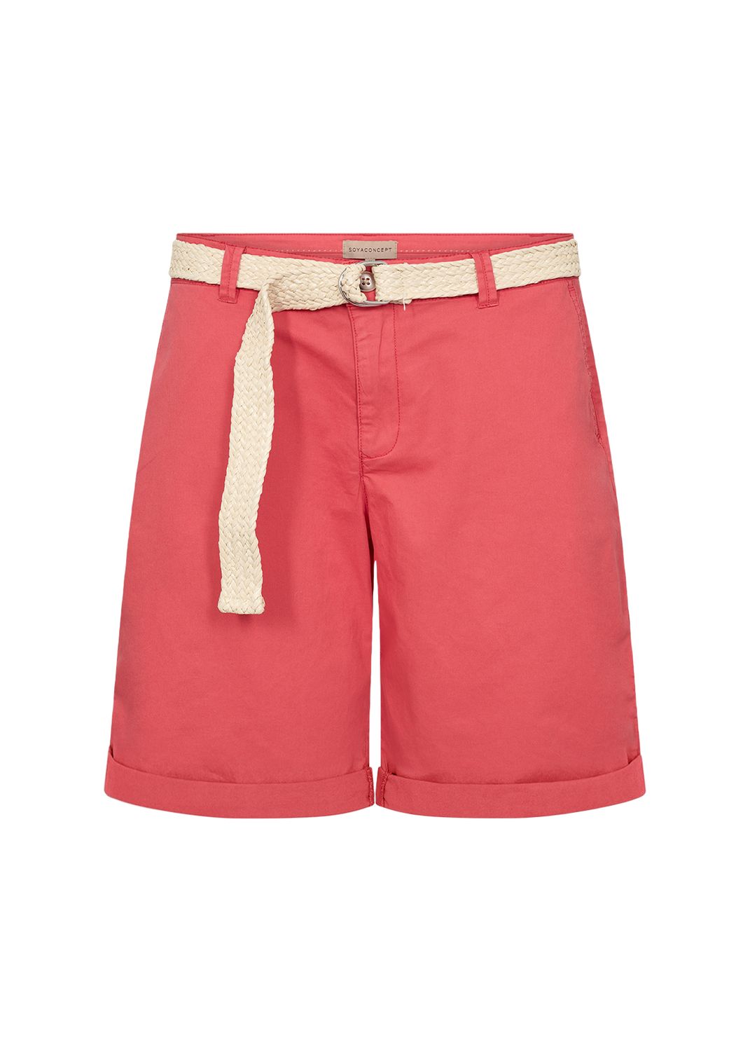 Soya Concept Bermuda corail avec ceinture 41281