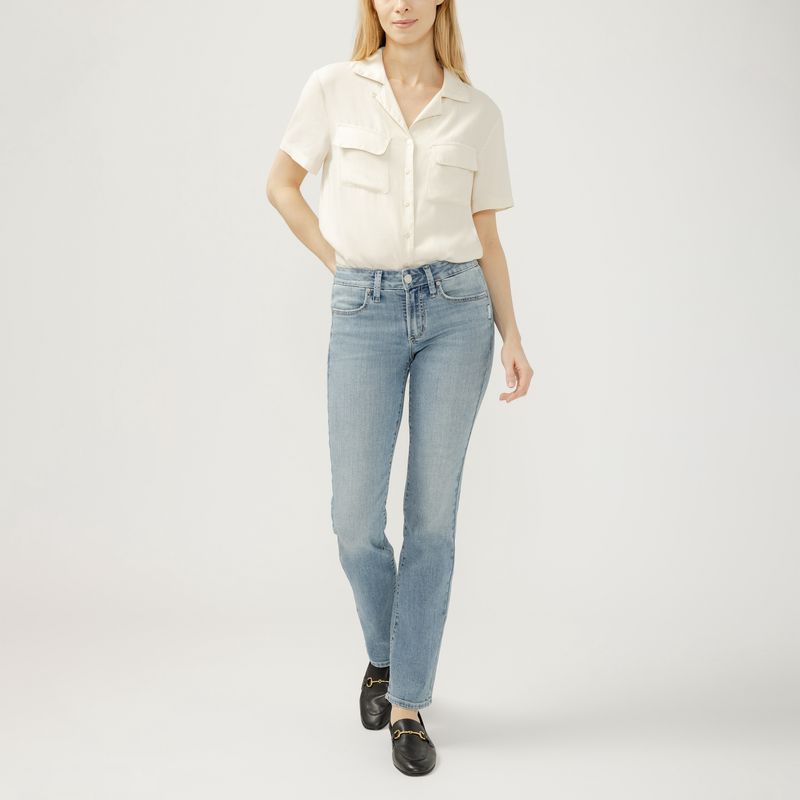 Silver Jeans Classic Straight coupe régulière L93467CVS299