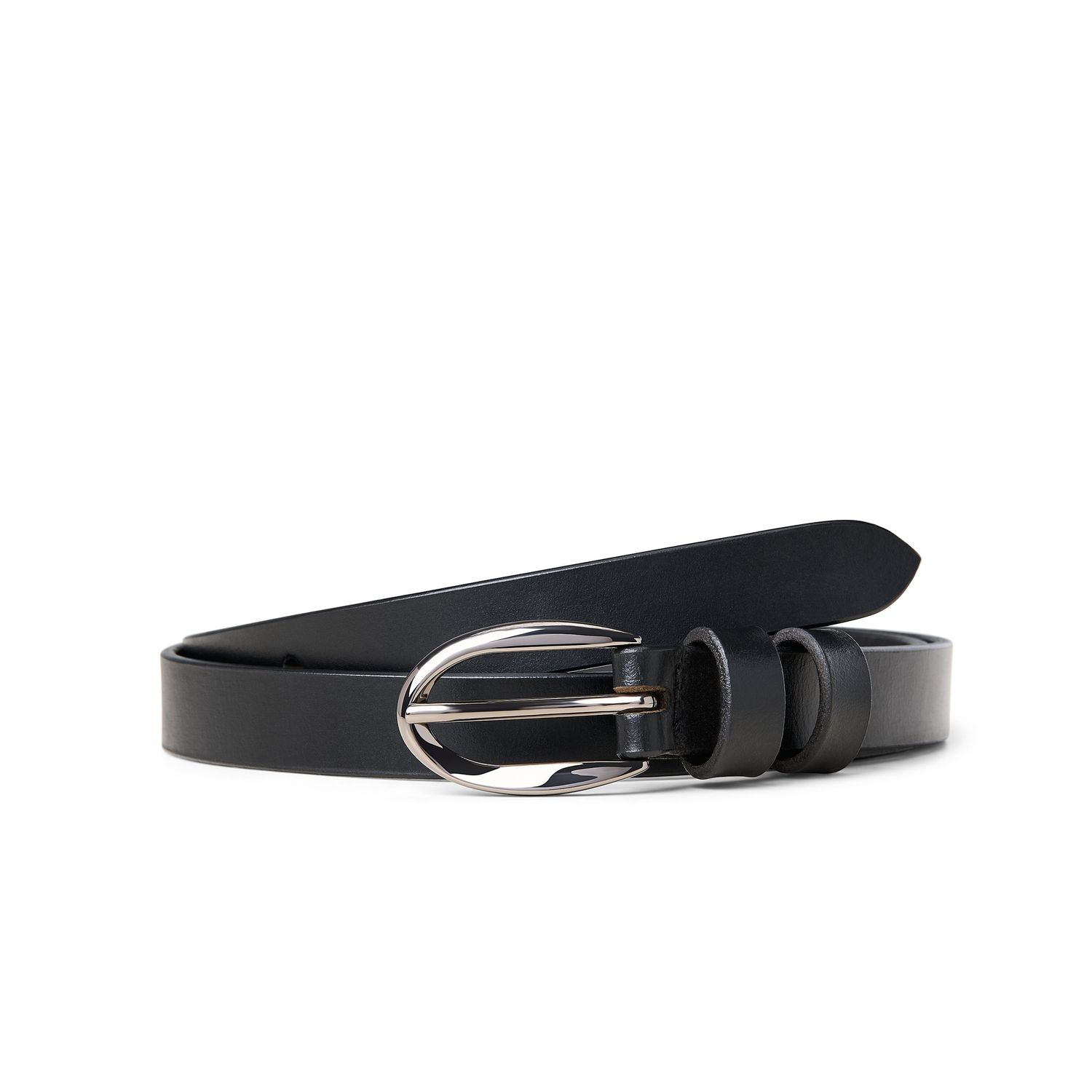 Eco 7 ceinture en cuir Jade noir