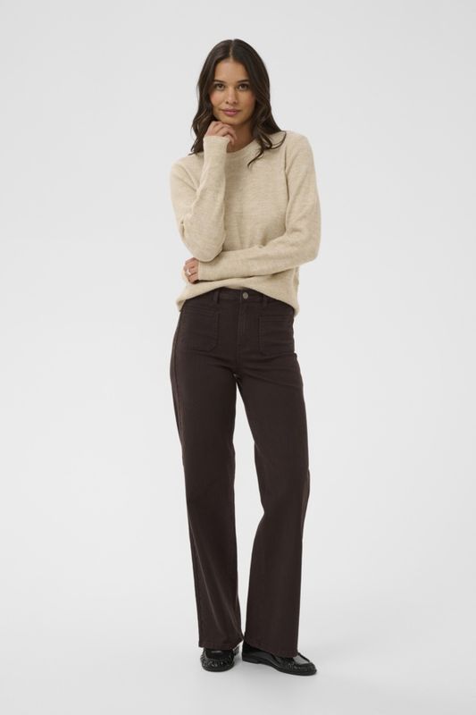 Kaffe Jeans Coffee Bean coupe régulière taille haute 10511225