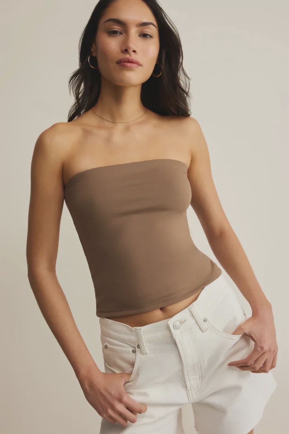 ZSupply Haut tube long brun ZT262720