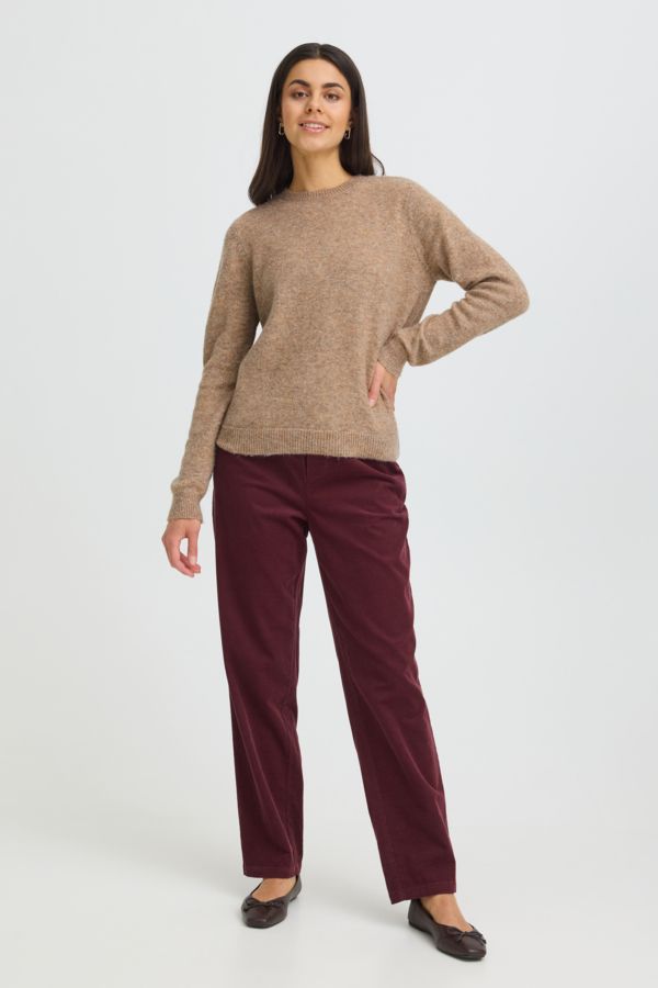 Fransa Pull lainage manches longues Driftwood melange 20618397
