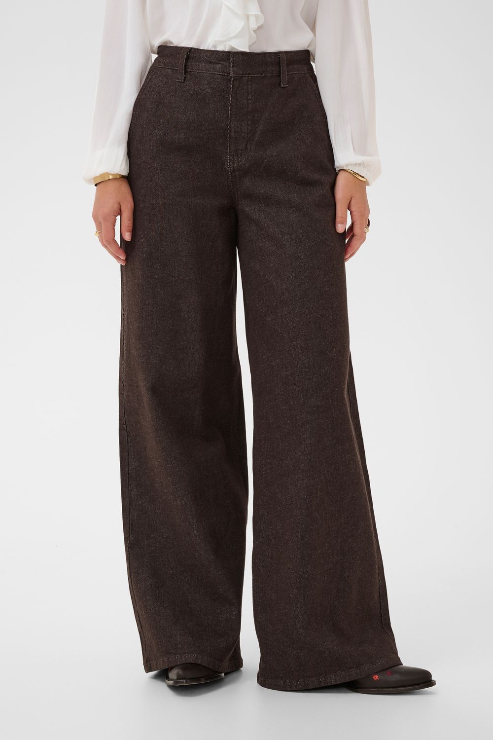 Cream Jeans Visti brun java jambes larges 10615417