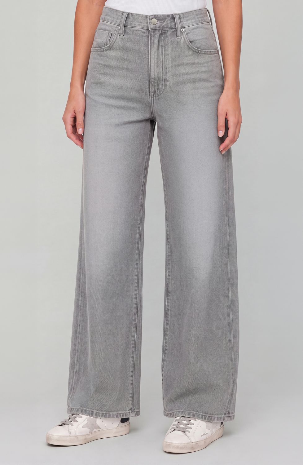 Liverpool Jeans gris jambes larges LM7B26GTC