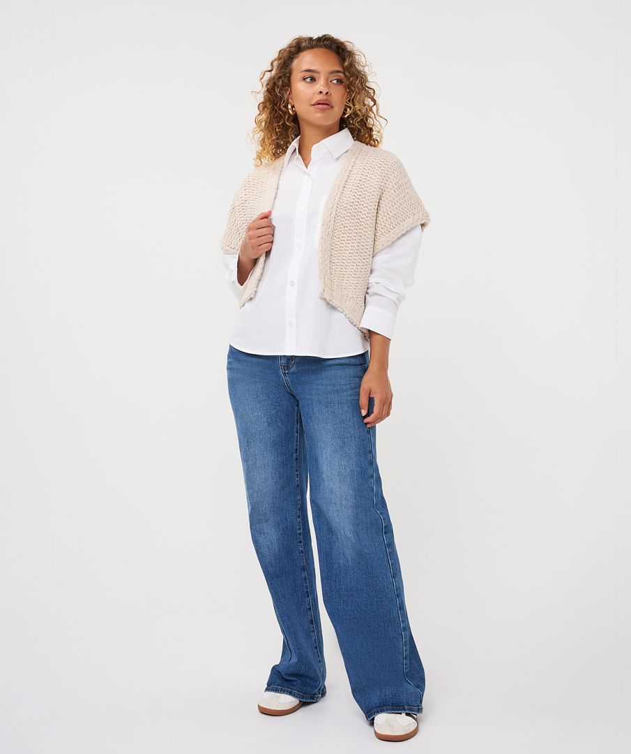 Esqualo Cardigan gilet court tricot maille 2607501