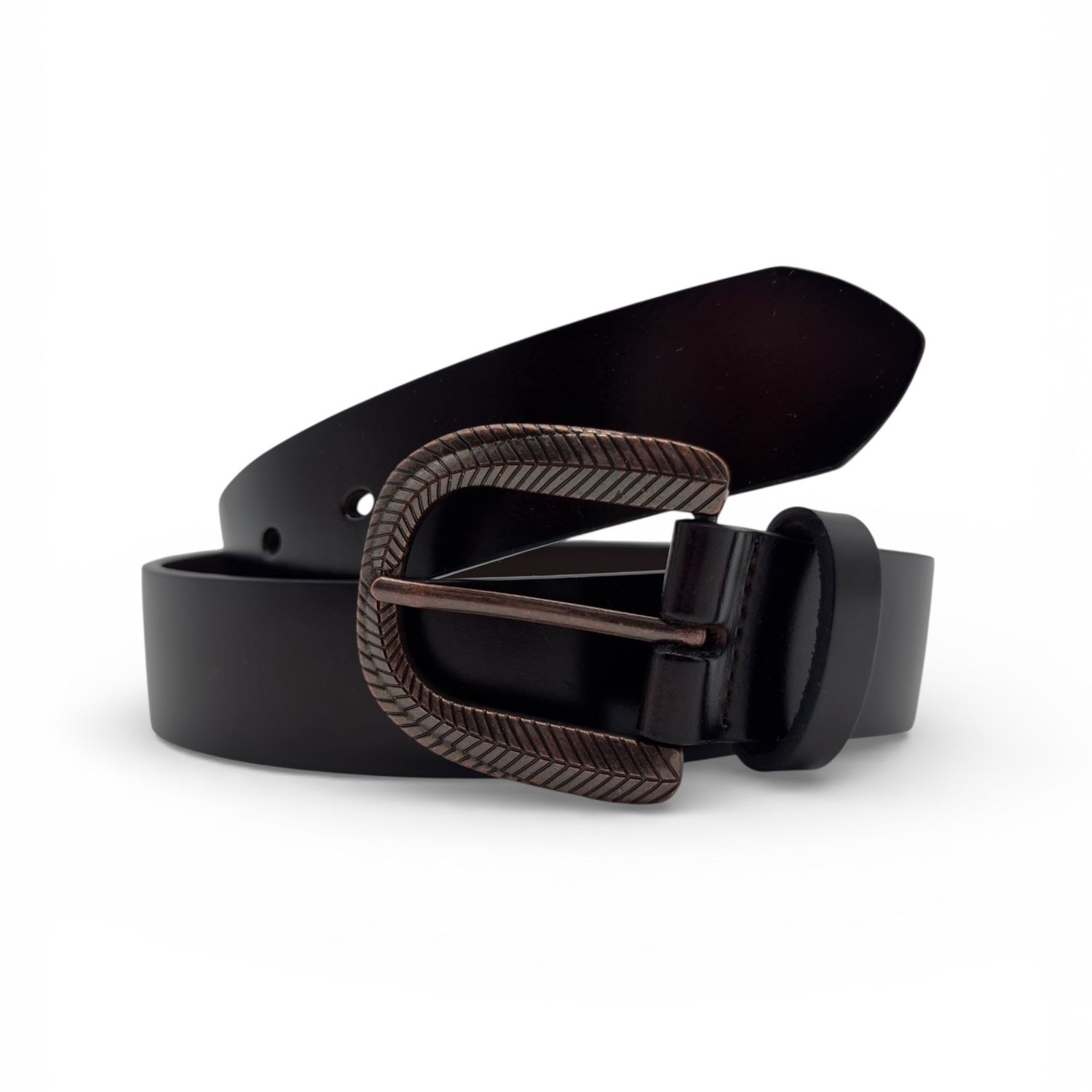 Eco7 Ceinture cuir Coffee STEF