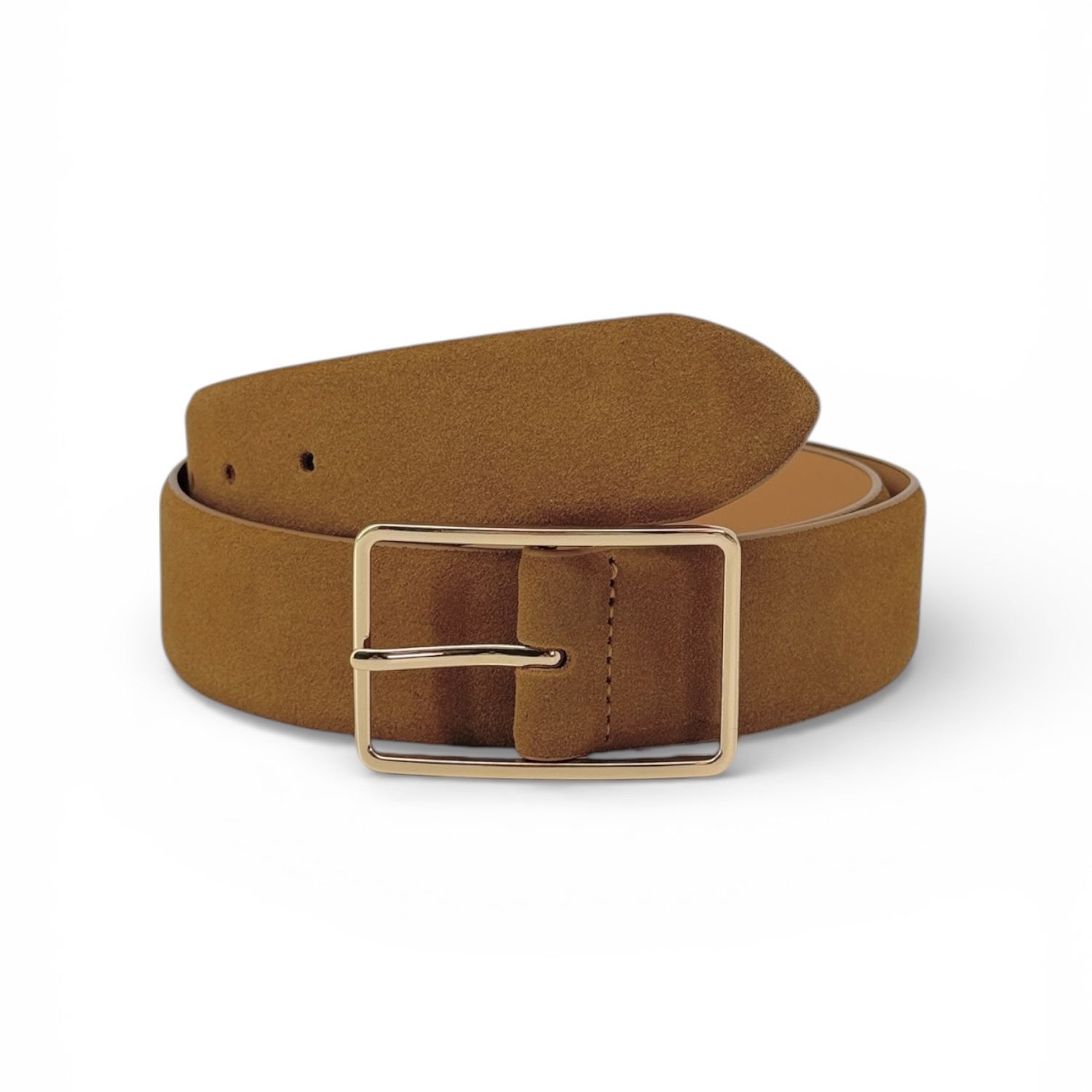 Eco7 Ceinture cuir camel MC