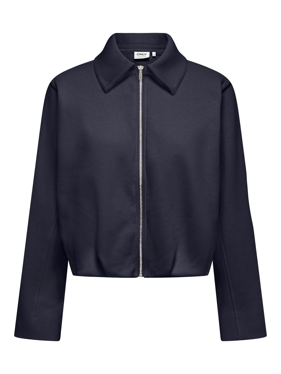 Only Veste bomber coton ouaté marine avec fermeture éclair 15383351