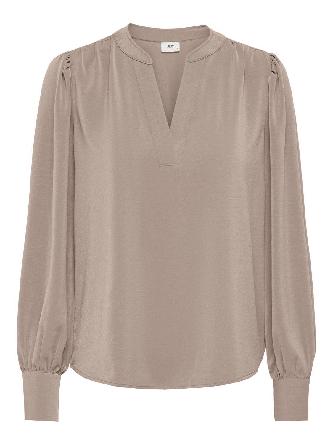 JDY Blouse manches longues col V beige 15382837