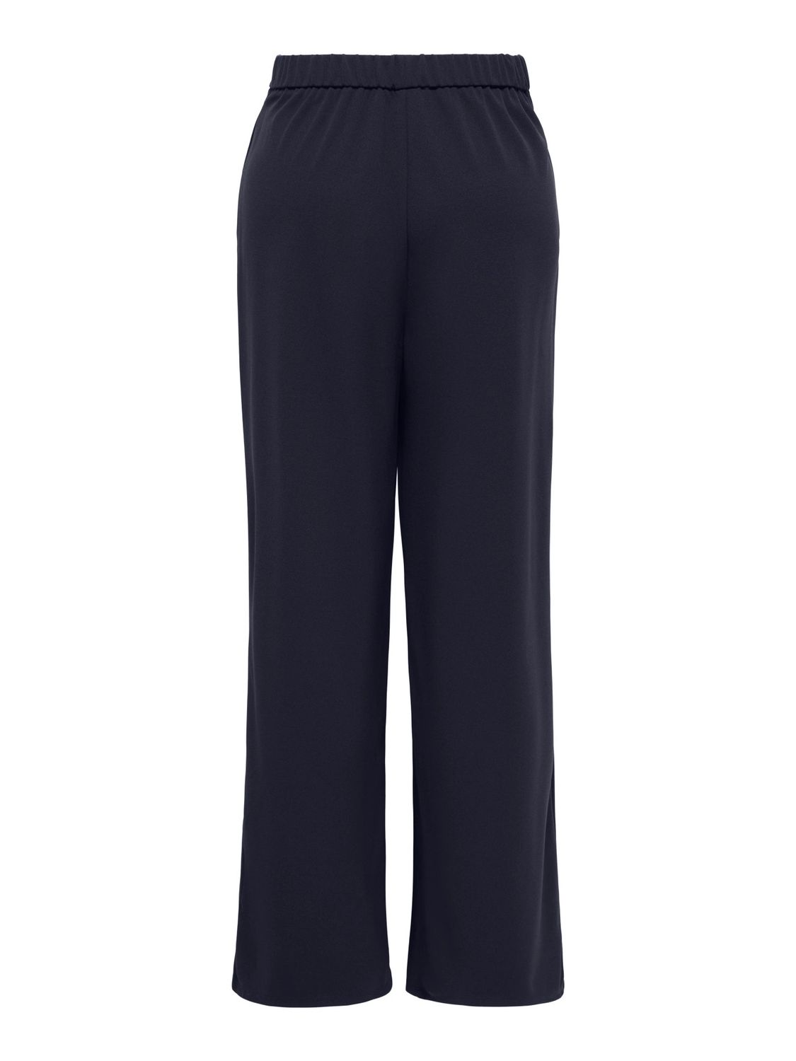 Only Pantalon taille élastique jambes larges marine 15383260