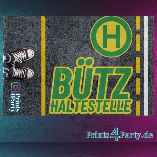 Bützhaltestelle 50 Stück