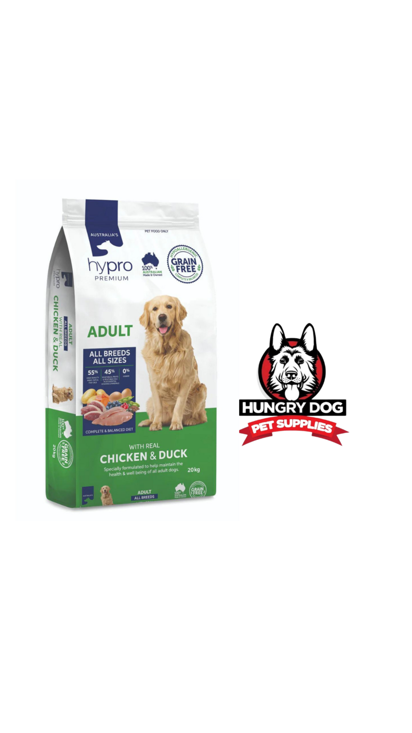 9kg Grain Free Hypro Chicken and Duck Adult Dog