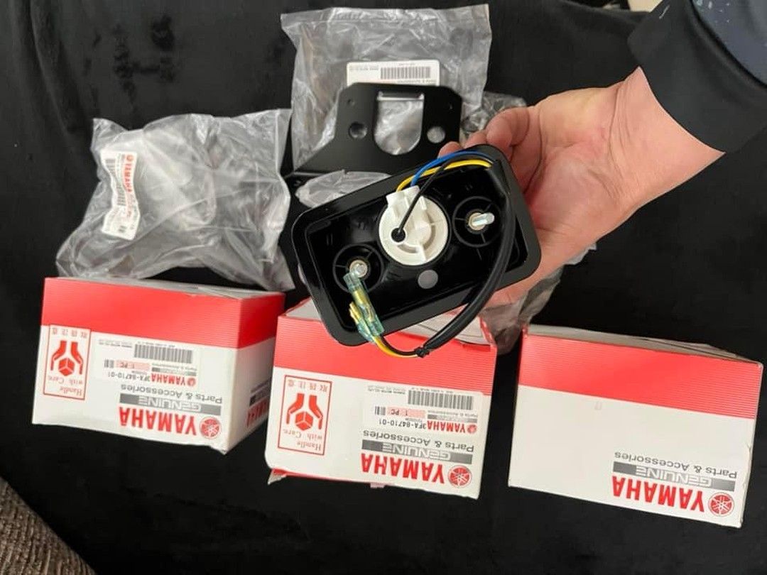 OEM rear brake light and new bracket 