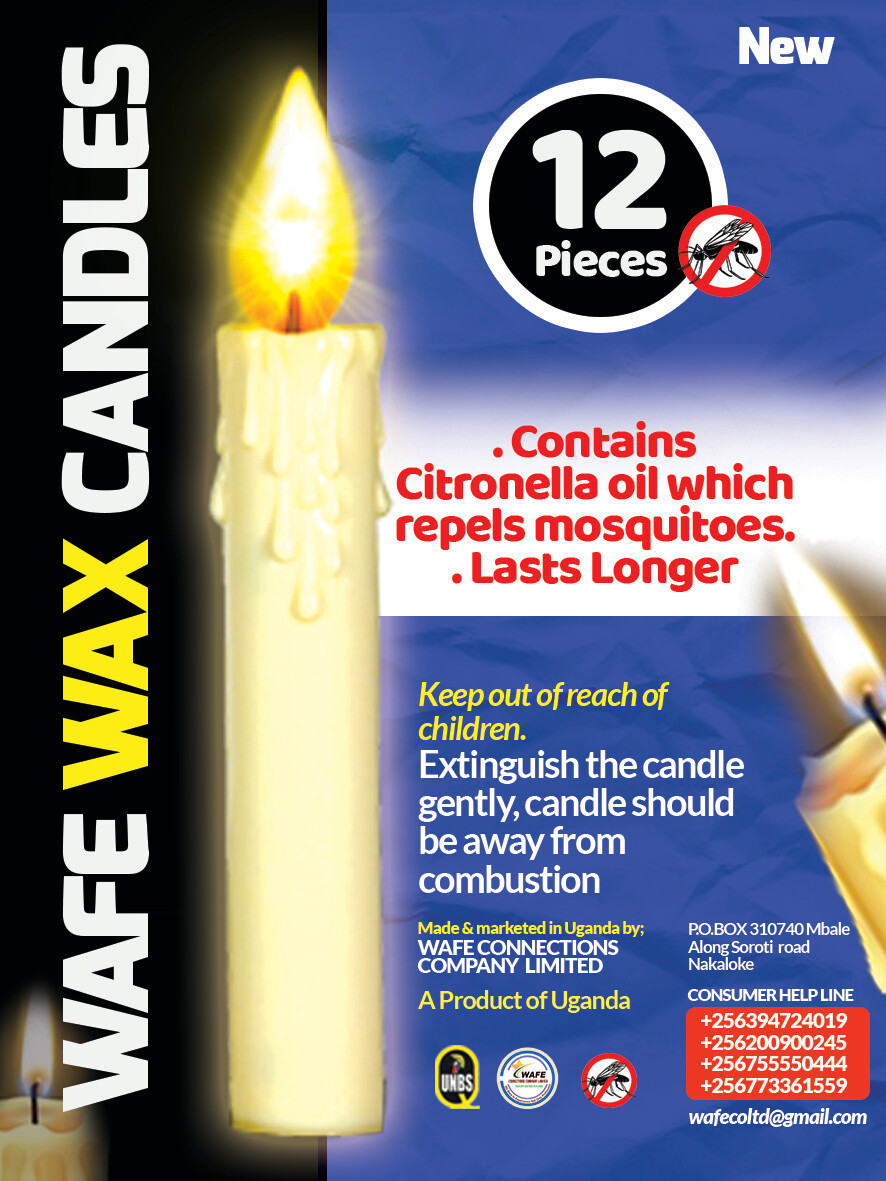 Wafe wax candles