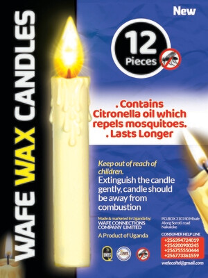 Wafe wax candles