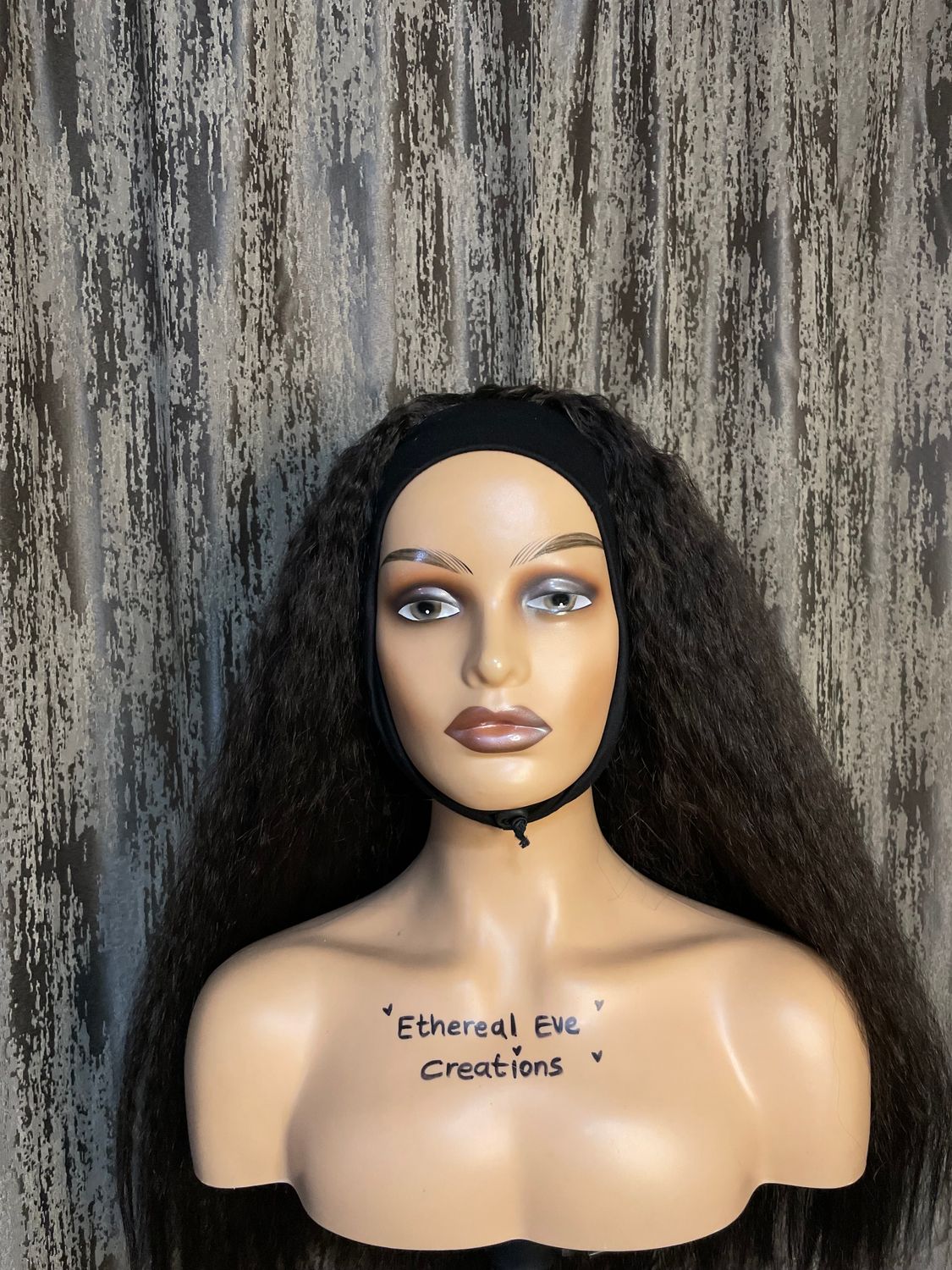 Kinky Curly Headband Wig