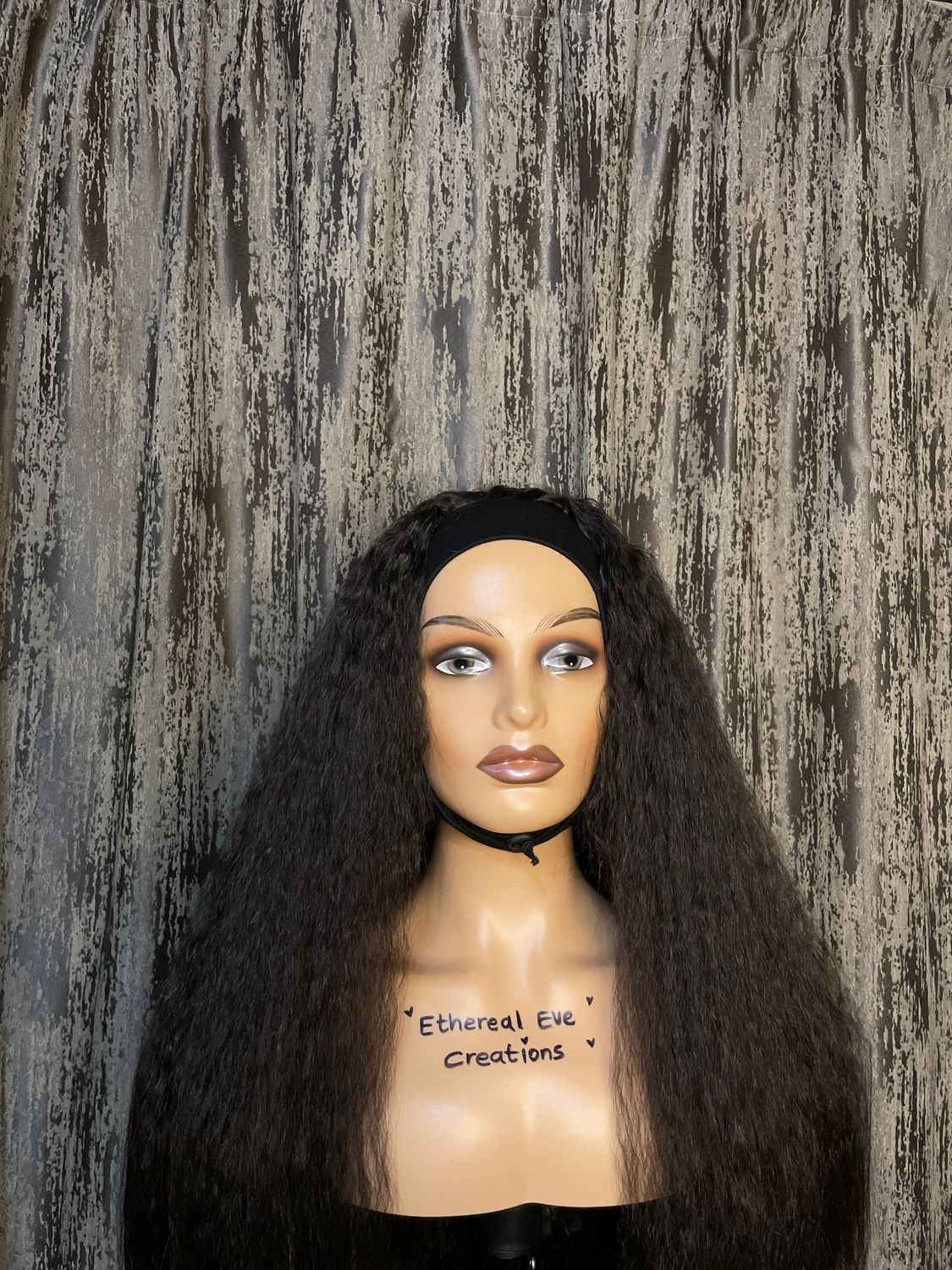 Kinky Curly Headband Wig