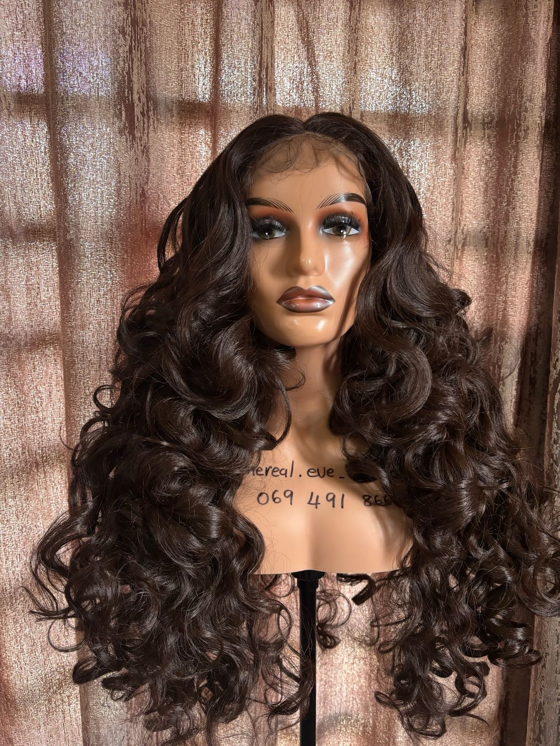 Brown Latisha Dupe 30 Inches