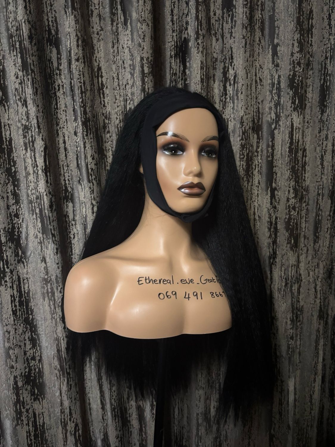 Kinky Straight Headband Wig