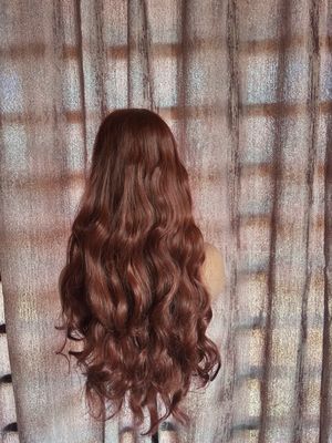 Copper Headband Wig