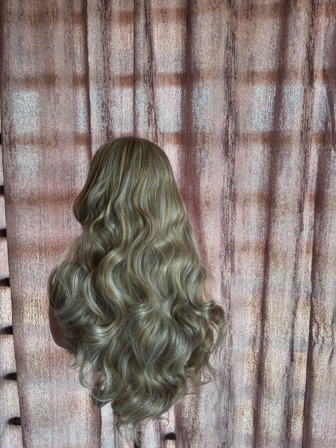 Ash Grey Blond Headband Wig