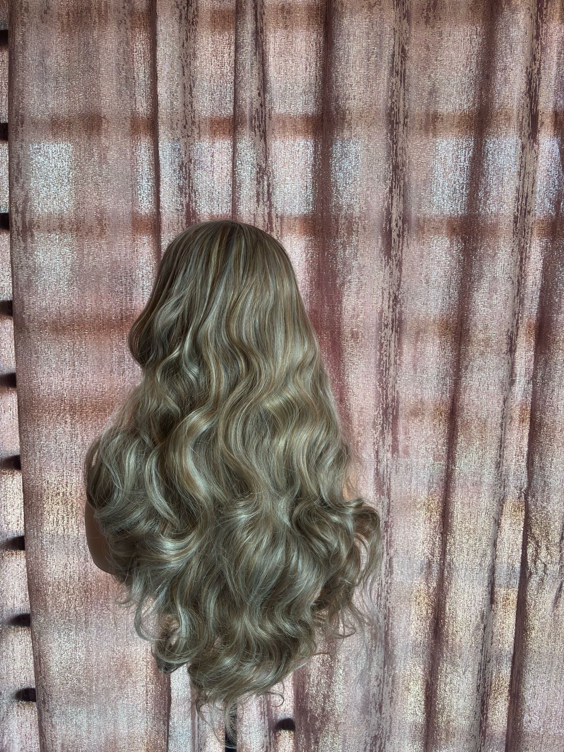 Ash Grey Blond Headband Wig