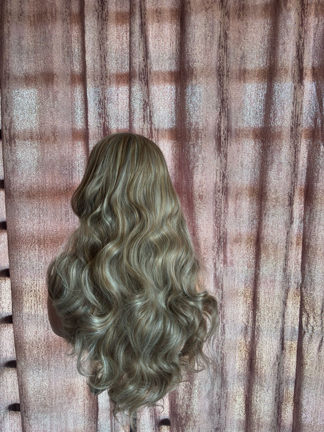 Ash Grey Blond Headband Wig